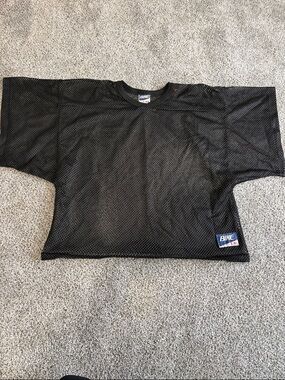 BIKE Men's Black Mesh Short Sleeve Shirt